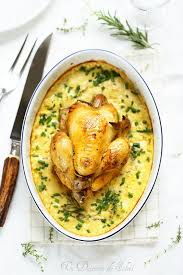Poulet Ou Coquelet Roti Sauce A La Moutarde Un Dejeuner De Soleil Recette Poulet Entier Coquelet Roti Recette Poulet Roti