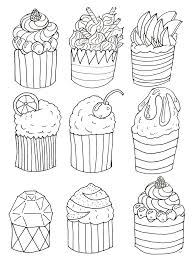 Simple Cup Cakes Coloriages Cupcakes Et Gateaux Just Color Licorne A Colorier Coloriage Livre De Couleur