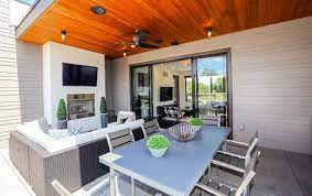 Use a stud finder to find a spot between two studs in the wall. Outdoor Tv Ideas Design Gallery Designing Idea