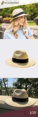 Fedora Sun Hat Weaved Short Brim Beach Spf 50 Nwt Fedora Weaved Sun Hat Short Brim Beach Spf 50 Nwt Solar Escape Fedora Hat Unis Sun Hats Women Shopping Fedora
