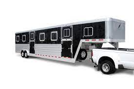 Welcome to gooseneck horse trailers.com. Horse Trailers Model 9810 Horse Trailer Featherlite Trailers