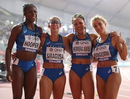 Il torinese che ha stabilito ai campionati al coperto di ancona il nuovo primato italiano del salto in alto si allena da un anno a birmingham in inghilterra. Atletica Mondiali 2019 Doha Giorno 8 4x100 Femminile Record E Finale Adg