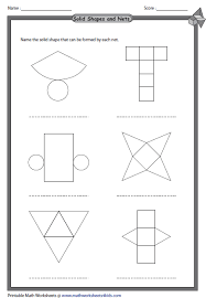 Solid 3d Shapes Worksheets Shapes Worksheets Geometry Worksheets 3d Shapes Worksheets
