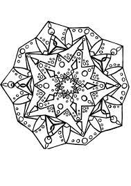 coloriage mandala en forme de fleur tres joli a colorier mille couleurs pour un rendu magique animaux ours porte-bonheur