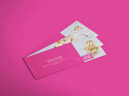 Download Gift Voucher Mockup