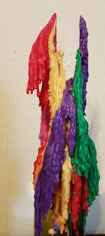 Bottle Drip Candles - Wax mountain Candles - Silk Heart Soaps