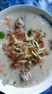 Pertama campurkan tepung beras ke dalam santan pertama yang telah dibagi 2, kemudian aduk hingga merata. Resepi Bubur Ayam Power Resepi Merory Sedap Betul
