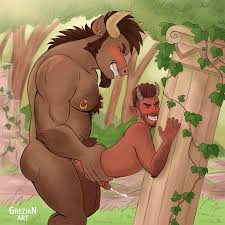 🔞[Gallery] minotaur vs satyr (by Grezian Art) | | Truyen-Hentai.com