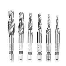 Maybe you would like to learn more about one of these? Drill Bits 6pcs M3 M10 Drill Sprial Tap Bit Set Hss Titanium Combination 1 4 Hex Shank Us Home Garden