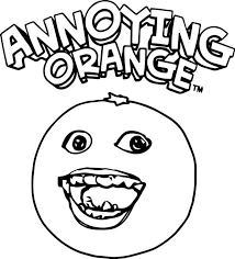 How to draw apple, annoying orange, step by step, cartoon. Free The Annoying Orange Coloring Page Annoying Orange Coloring Pages Belle Coloring Pages