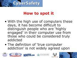 The internet addiction or cyber addiction can be defined as basil (2006) as the loss of control versus the rational use of the internet. we can know if someone is a cybercrime when, in an excessive way. Ppt Addiction To New Technologies Powerpoint Presentation Free Download Id 6445828