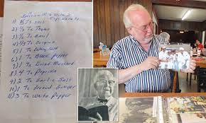 Kfc Insist Recipe Found In Colonel Sanders Nephew S Scrapbook Is Not Authentic Daily Mail Online