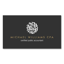 These card templates are easy to download, customize, and print. Modern Accountant Accounting Business Card Zazzle Com In 2021 Business Card Branding Cool Business Cards Business Card Design