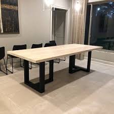 16'' 28 dining table legs office metal desk legs kitchen iron diy furniture legs industry work benches for garage night stand 16 28 inch set of 2 (desk legs 16 inch) $70.66. Set Of Metal Table Legs Tribeca Diy Dining Room Table Diy Dining Room Dining Room Table