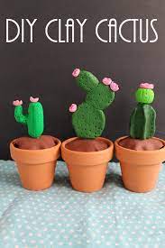 One of the reasons polymer clay is such a great crafting medium is how many things you can do with it. Diy Clay Cactus That Anyone Can Make Clay Crafts Diy Clay Diy Pottery