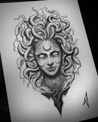 Bwmentality Blackandwhite Blackandgrey Artof Black Artof Black Blackworkerssubmission Blackworkers Tat Medusa Tattoo Design Medusa Tattoo Tattoo Designs