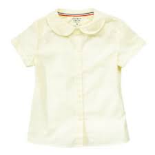 Details About Toddler Girls Yellow Blouse Peter Pan Collar French Toast School Uniform 2t 4t