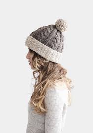 Aangepaste Muts Kleur Blok Beanie In Lichte Ecru En Licht Etsy Color Block Fashion Bobble Hats