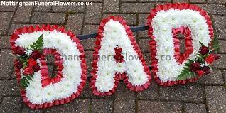 The color or variety of some flowers, plants and containers may be substituted due to regional or seasonal availability. Nottingham Funeral Flowers Ù¹ÙˆØ¦Ù¹Ø± Ù¾Ø± Fresh Flower Funeral Tributes Combination Of Dad Made With White Flowers And Red Ribbon Visit Https T Co Qfanikmrxx Call 07951526788 Nottinghamflorist Funeralflowers Nottinghamfuneralflowers Nottingham
