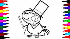 Free peppa pig coloring pages to print and download. Coloring Pages Peppa Pig Pedro Pony The Magician Coloring Book Videos For Children Learning Colors Youtube