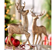 Maybe you would like to learn more about one of these? Set Of 2 Standing Majestic Deer By Valerie Qvc Com