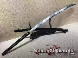 Samurai Nagamaki Sword With Brass Fittings Custom Nagamaki Etsy Samurai Sword Samurai Swords