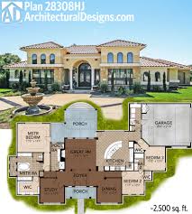 Discover pinterest's 10 best ideas and inspiration for mediterranean house plans. Great Symmetry With Architectural Designs Mediterranean House A Plan 28308hj Right Around 2 Mediterranean House Plans Mansion Floor Plan Craftsman House Plans