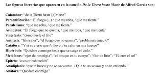 En la mitología, marte es el dios romano de la fertilidad, para quien se nombró el mes calendario de primavera marzo, y se identificó con el griego ares, dios de la guerra. Alguien Sabe Que Figuras Retoricas Hay En La Cancion Vamonos A Marte Porfis Urge Materia Brainly Lat