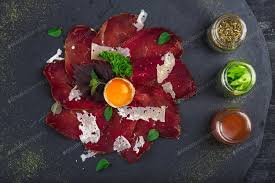 Charcuterie Board With Italian Bresaola Cured Beef Parmesan Cheese Close View Photo By Kopachinsky On Envato Elements