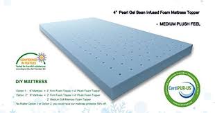 Ergonomic Sleep Tg181040txl Gel Foam Mattress Topper Pad 4 With Images Foam Mattress Topper Gel Foam Mattress Gel Memory Foam Mattress