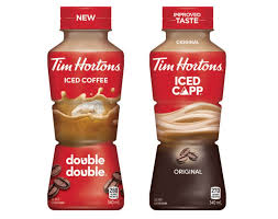 There are 110 calories in 1 serving (16 g) of tim hortons iced coffee with milk (medium).: Tim Hortons Expands Retail Product Lineup Strategy