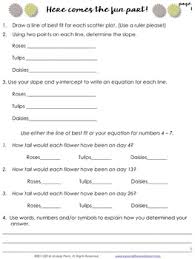 If you have a calculator you can find the mean of each set of data and plot this point to help you draw the line of best fit. Line Of Best Fit Scatter Plot Activity By Lindsay Perro Tpt