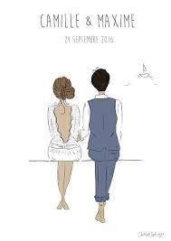 Fairepart Mariage Announcement Wedding Papeterie Stationery Illustration De Faire Part Mariage Mer Mariage Illustration Faire Part Mariage Personnalise