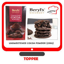 Brand marketing van houten cocoa powder is a brand with over 180 years of european chocolate making experience. Beryl S Gourment Unsweetened Cocoa Powder Serbuk Koko Halal 250g 500g