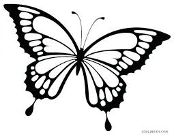 Free Printable Butterfly Coloring Pages Luxury Detailed Butterfly In 2020 Butterfly Coloring Page Easy Butterfly Drawing Butterfly Drawing