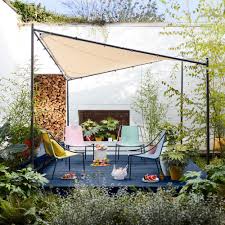 This shade system is based on the basic technology as a ship's sail. Garden Shade Ideas Planted Pergola Parasols And Sails For Shelter