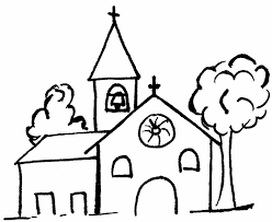Symbol church building, church icon, color icons set. Church 64274 Buildings And Architecture Printable Coloring Pages