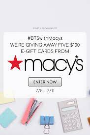 Faqs does macy's offer a sale? Macy S Giveaway Savings Com Macys Coupons Egift Card Macys