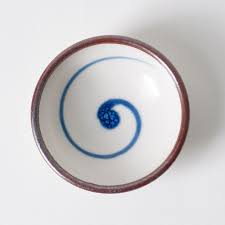 Lapis Swirl Ceramic Dish Keramika Posuda Dlya Doma