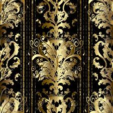 Check spelling or type a new query. Gold Baroque Striped Seamless Pattern Vector Luxury Antique Background Golden 3d Wallpaper Vintage Damask Flowers Scrolls Leaves Crown Stripes Dotted Lines Swirls And Rich Baroque Ornaments Royalty Free Cliparts Vectors And Stock