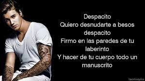 Yes, you know that i've been looking at you for a long time i must dance with you today i saw that the look in your eyes despacito is out now, and is set to be replaced at no1 by dj khaled's wild thoughts tomorrow. Despacito Full Lyrics Song By Justin Bieber Video Dailymotion