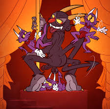 Cuphead purple demon