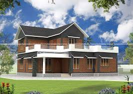 Cost to brick a full exterior house. Modern Brick House With Beautiful Exterior Design