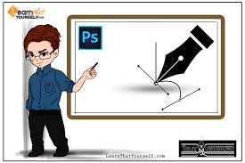 Pick a small size, hard round brush and simply draw a line. Pen Tool In Photoshop Learn That Yourself