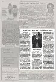 I took one, i would fail it too because my nerves would be too worked up. Lie Detectors Soviet Spy Case Revives Debate The New York Times