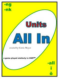 Units All In Game Similar To Uno Reading Curriculum Dyslexia Teaching Dyslexic Activities