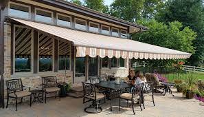 The 5 types of deck awnings plus main awning materials, parts, cost,. Retractable Awnings Window Patio Porch Awnings Aristocrat