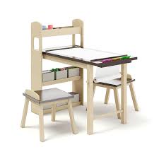 Kids Drawing Desk With Stools Drawing Desk Drawing For Kids Childrens Room Furniture