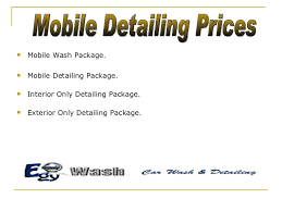 Showroom detailing interior and exterior. Interior Auto Mobile Car Detailing