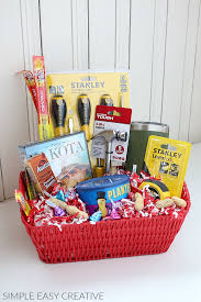 Here's what my baskets looked like… basket #1 20 Thoughtful Gift Basket Ideas